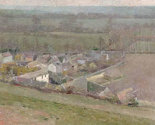 Theodore Robinson A Birds Eye View oil painting image